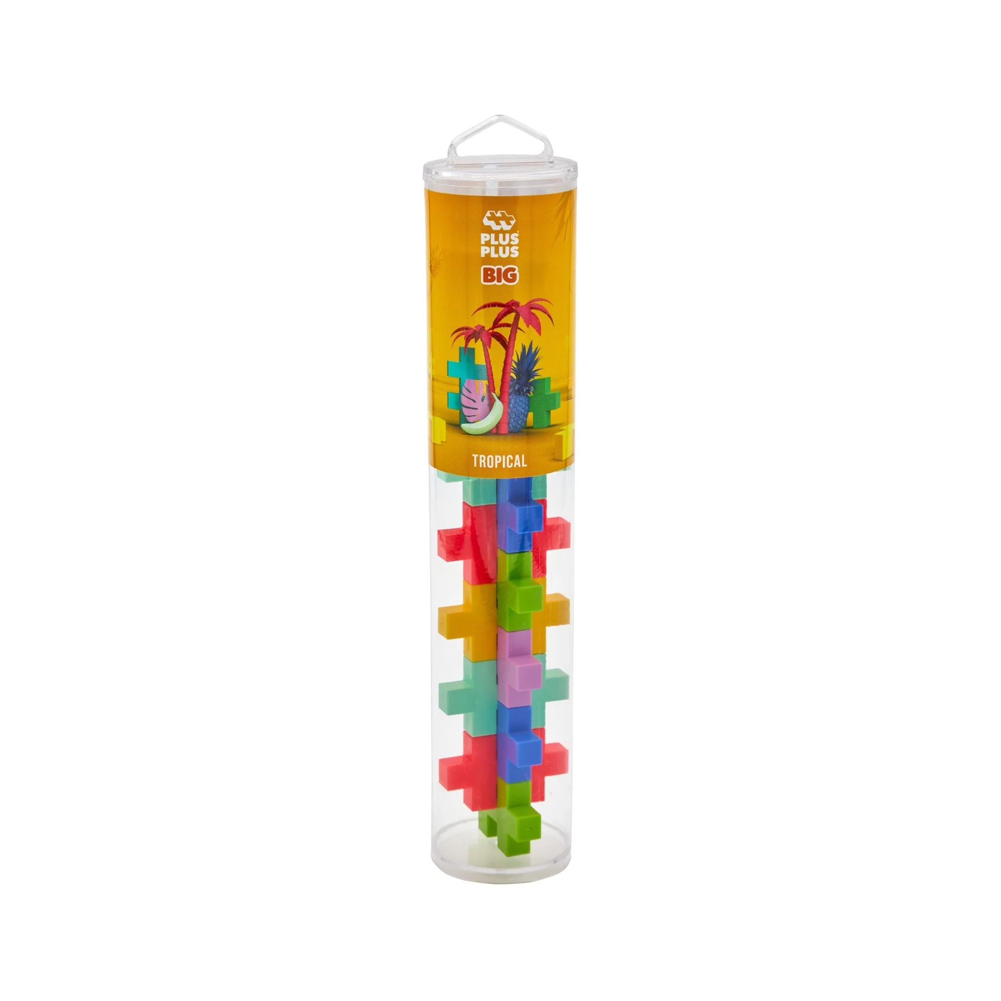 Bouwstenen Plus-Plus BIG Tropical - Tube 15 stuks - Image 8