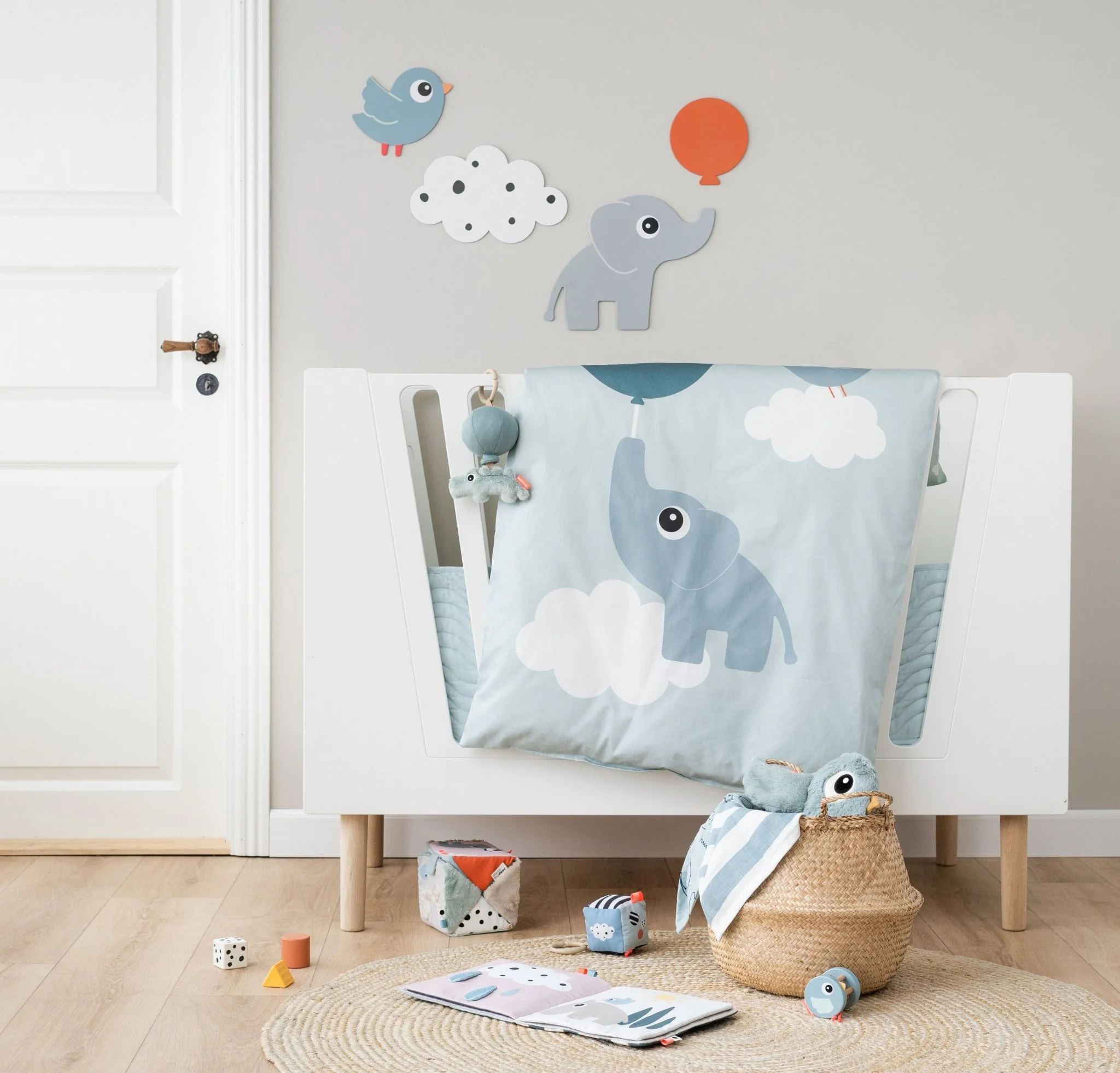 XL babyboekje Tummy Time Soft Book - Deer friends Colour Mix - Image 10