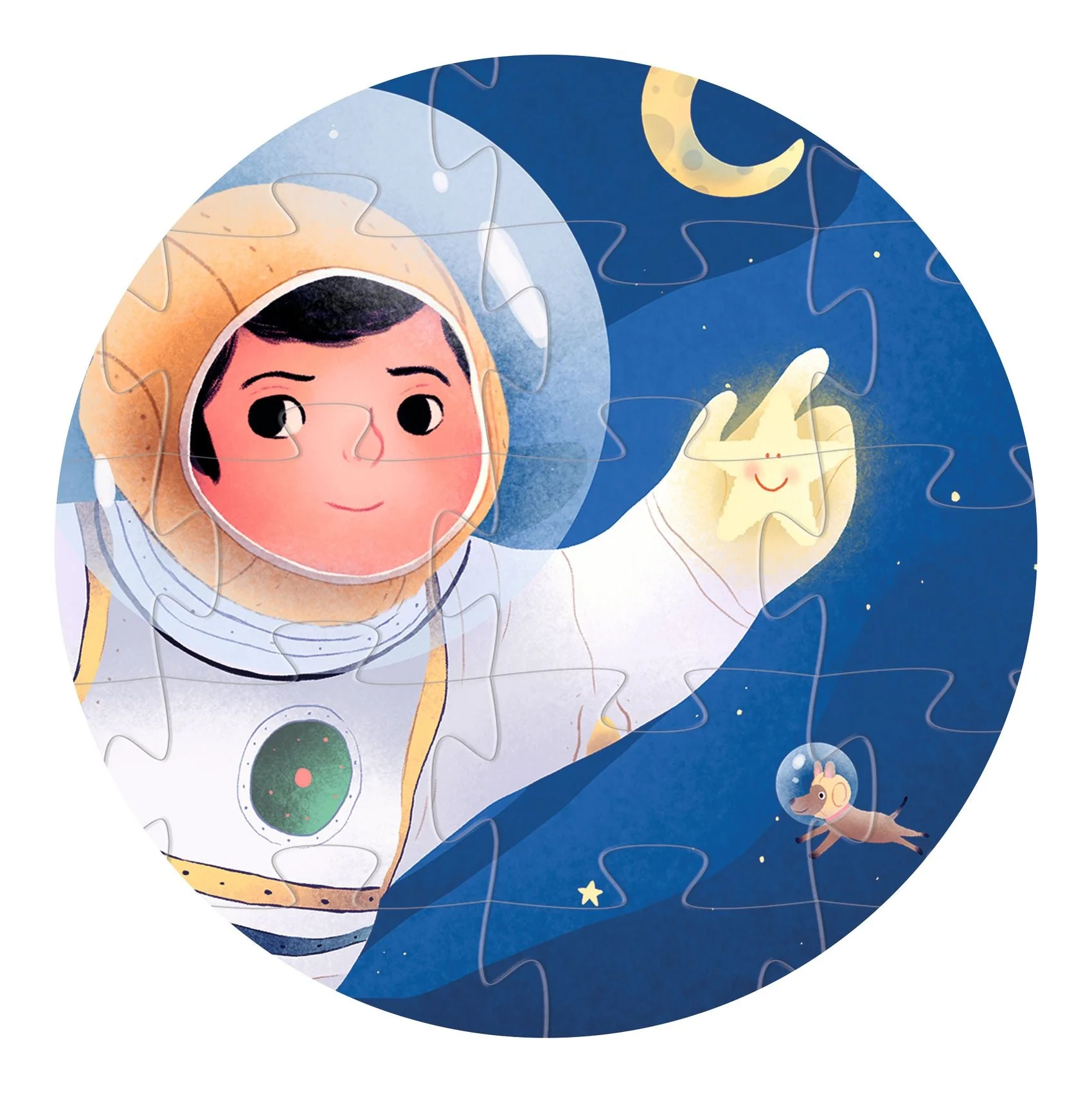 Puzzel Un astronaute dans la lune - 36 stukjes - Image 3