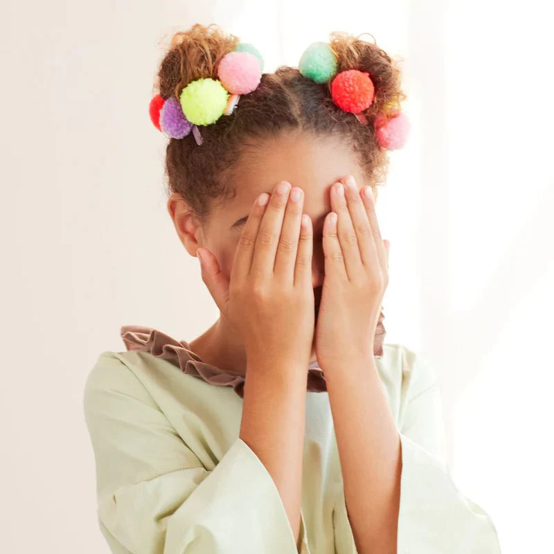 Haaraccessoires Unicorn Pompom Hair Clips - set van 6 - Image 2