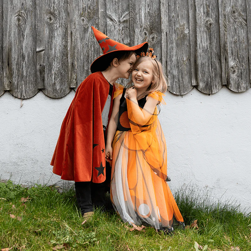 Verkleedcape Autum Embers Wizard Cape with Hat - Image 11