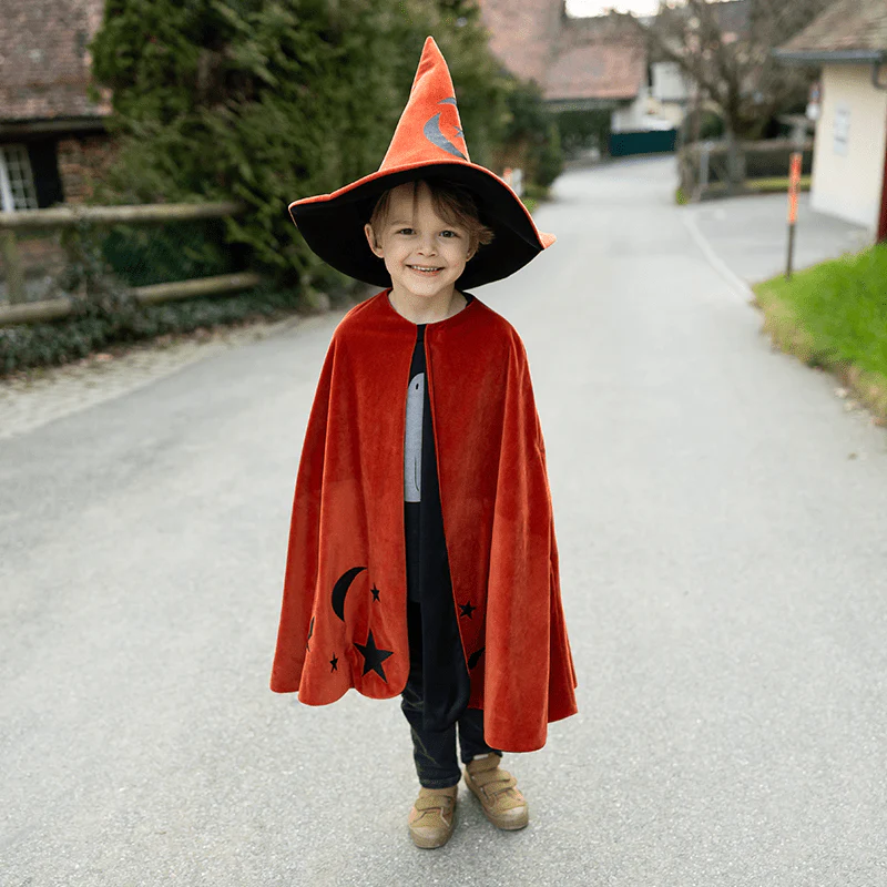 Verkleedcape Autum Embers Wizard Cape with Hat - Image 13
