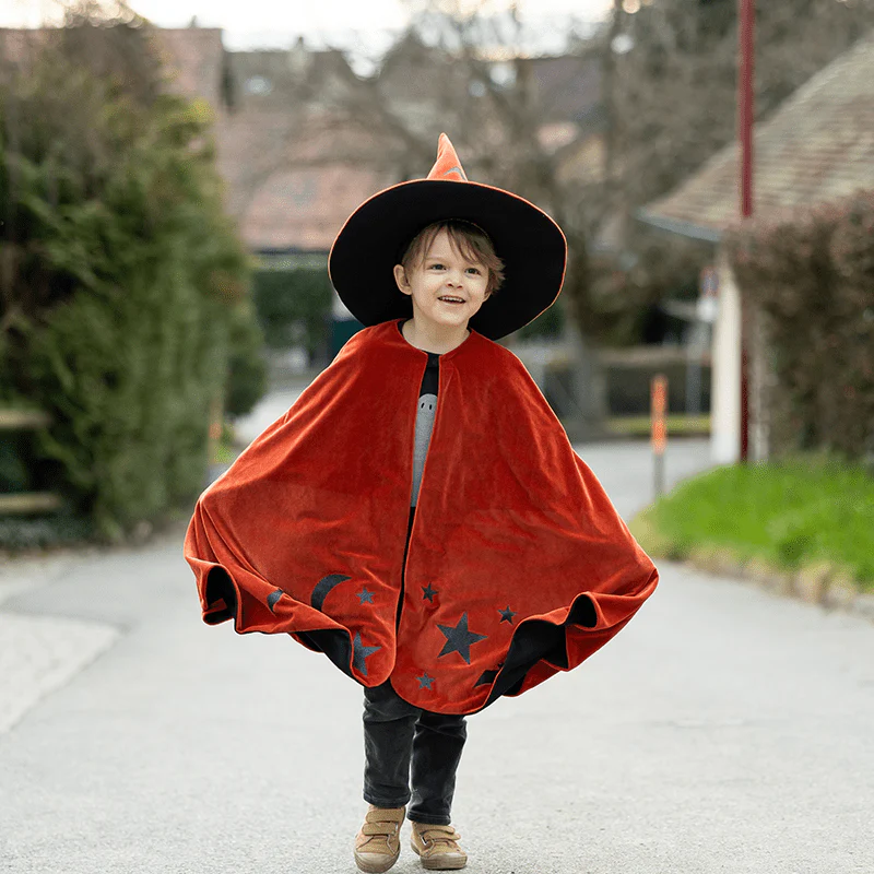Verkleedcape Autum Embers Wizard Cape with Hat - Image 14