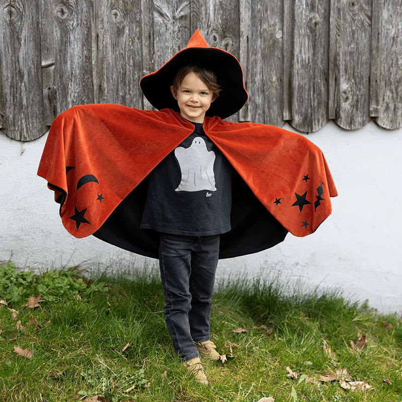 Verkleedcape Autum Embers Wizard Cape with Hat - Image 15