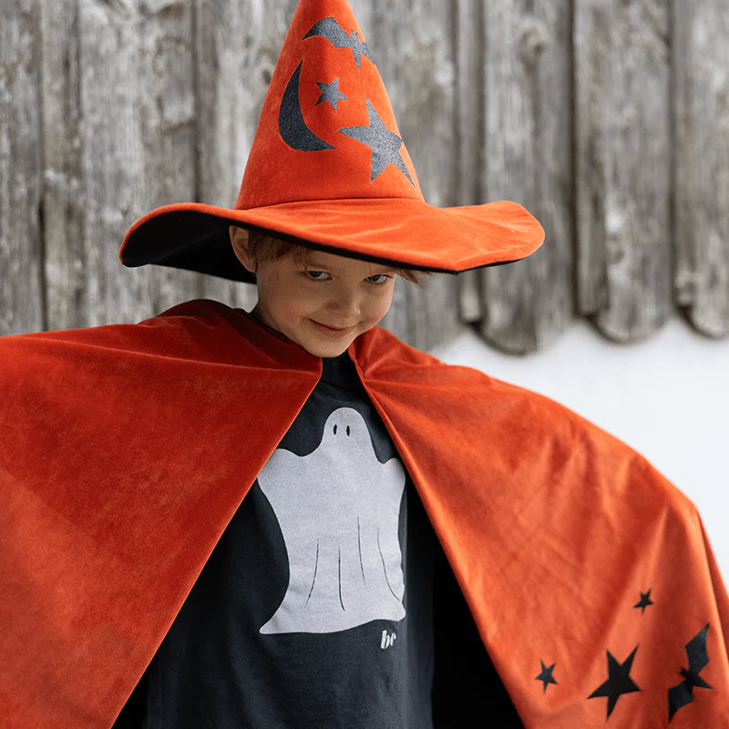 Verkleedcape Autum Embers Wizard Cape with Hat - Image 16
