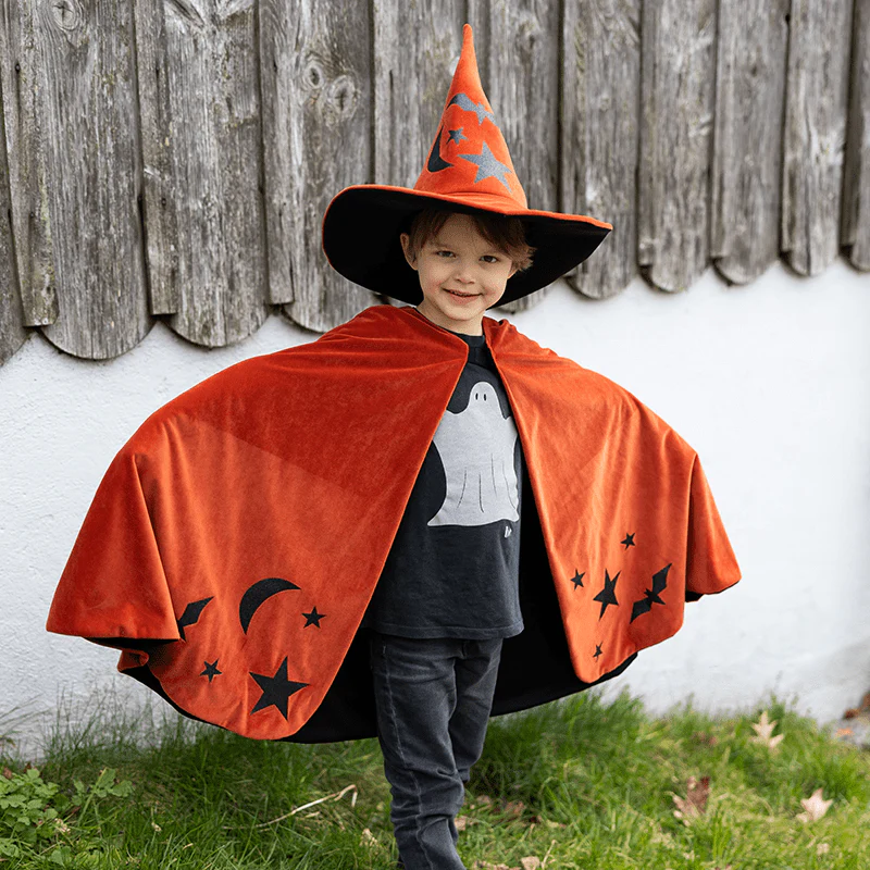 Verkleedcape Autum Embers Wizard Cape with Hat - Image 17