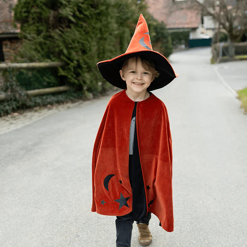 Verkleedcape Autum Embers Wizard Cape with Hat - Image 2