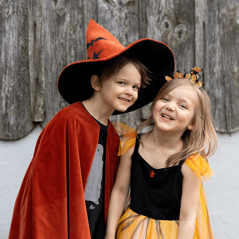 Verkleedcape Autum Embers Wizard Cape with Hat - Image 8