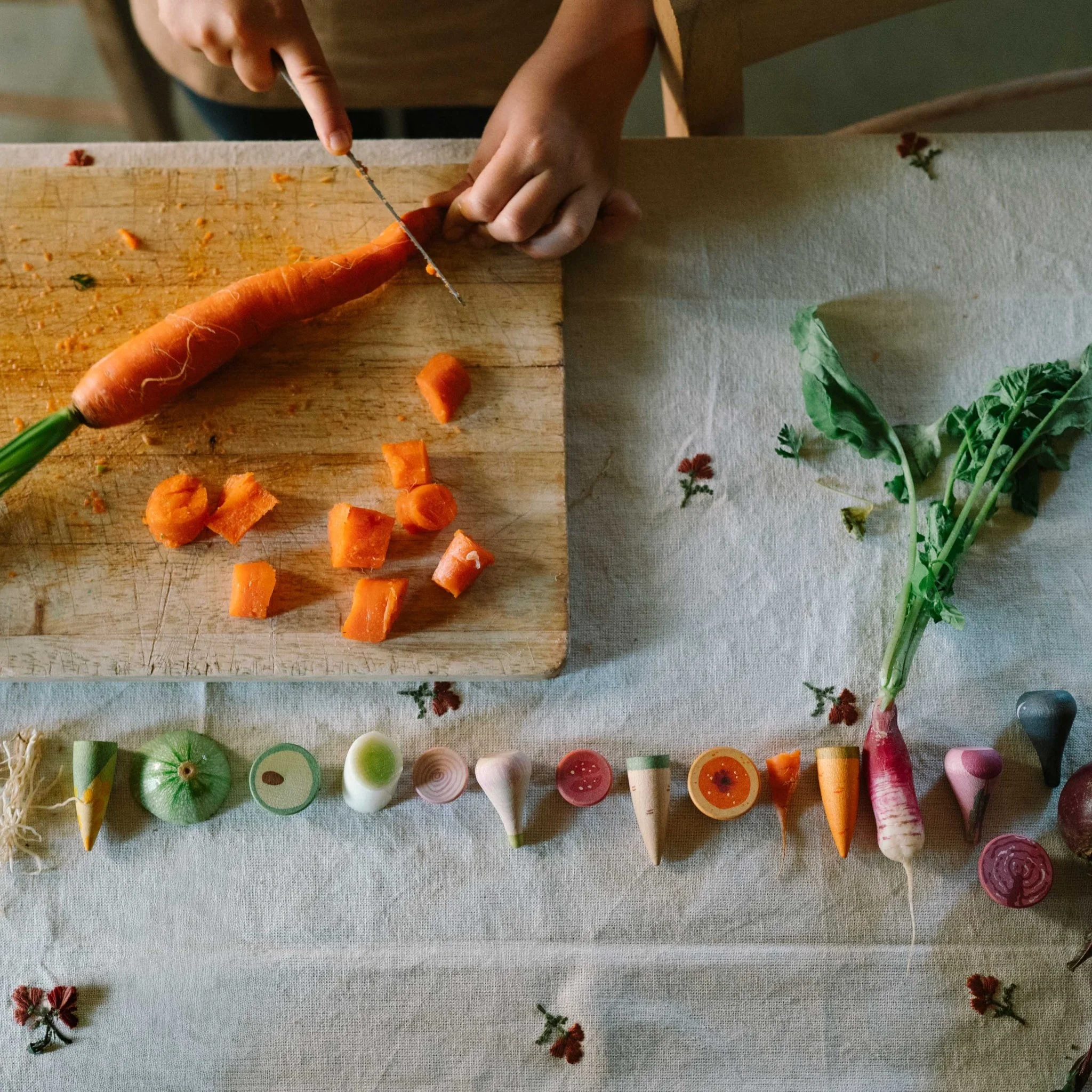 Houten groenten Veggies - set van 12 - Image 4