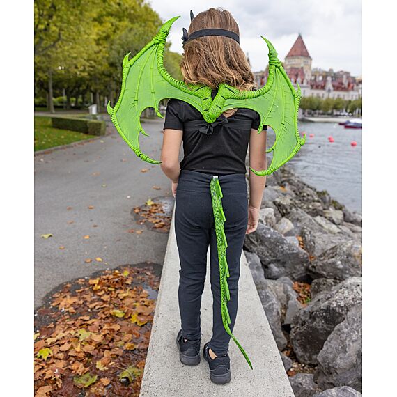 Verkleedaccessoire - Dragon Tail Green - Image 3