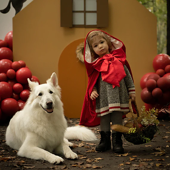 Verkleedcape Roodkapje Woodland Storybook - Image 4
