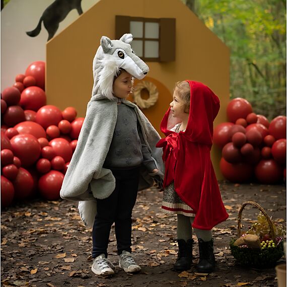 Verkleedcape Roodkapje Woodland Storybook - Image 6