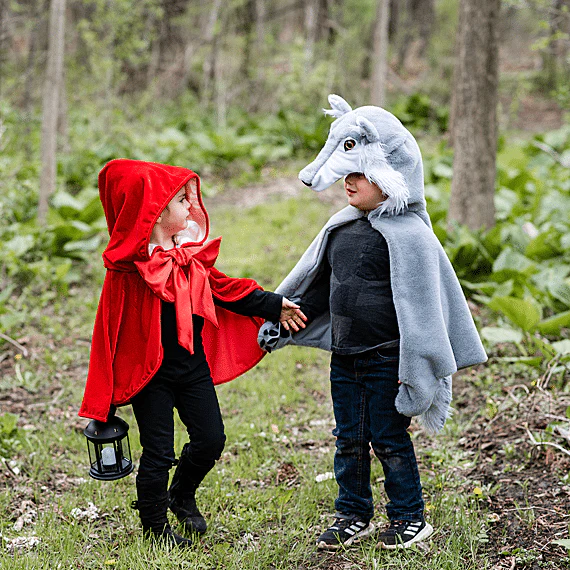 Verkleedcape Roodkapje Woodland Storybook - Image 7