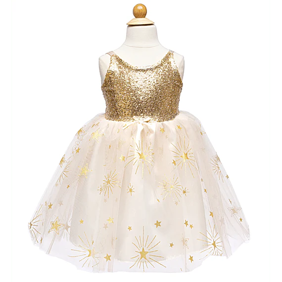 Verkleedjurk - Golden Glam Party Dress