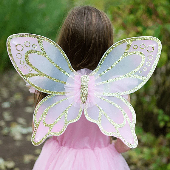 Verkleedjurk Met Feeënvleugels Gold Butterfly - Image 3