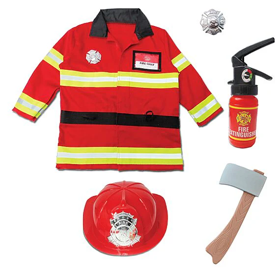 Verkleedset Brandweer met accessoires - Firefighter