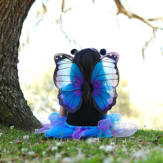 Verkleedset Midnight Butterfly Set Blue - 4 tot 6 jaar - Image 4