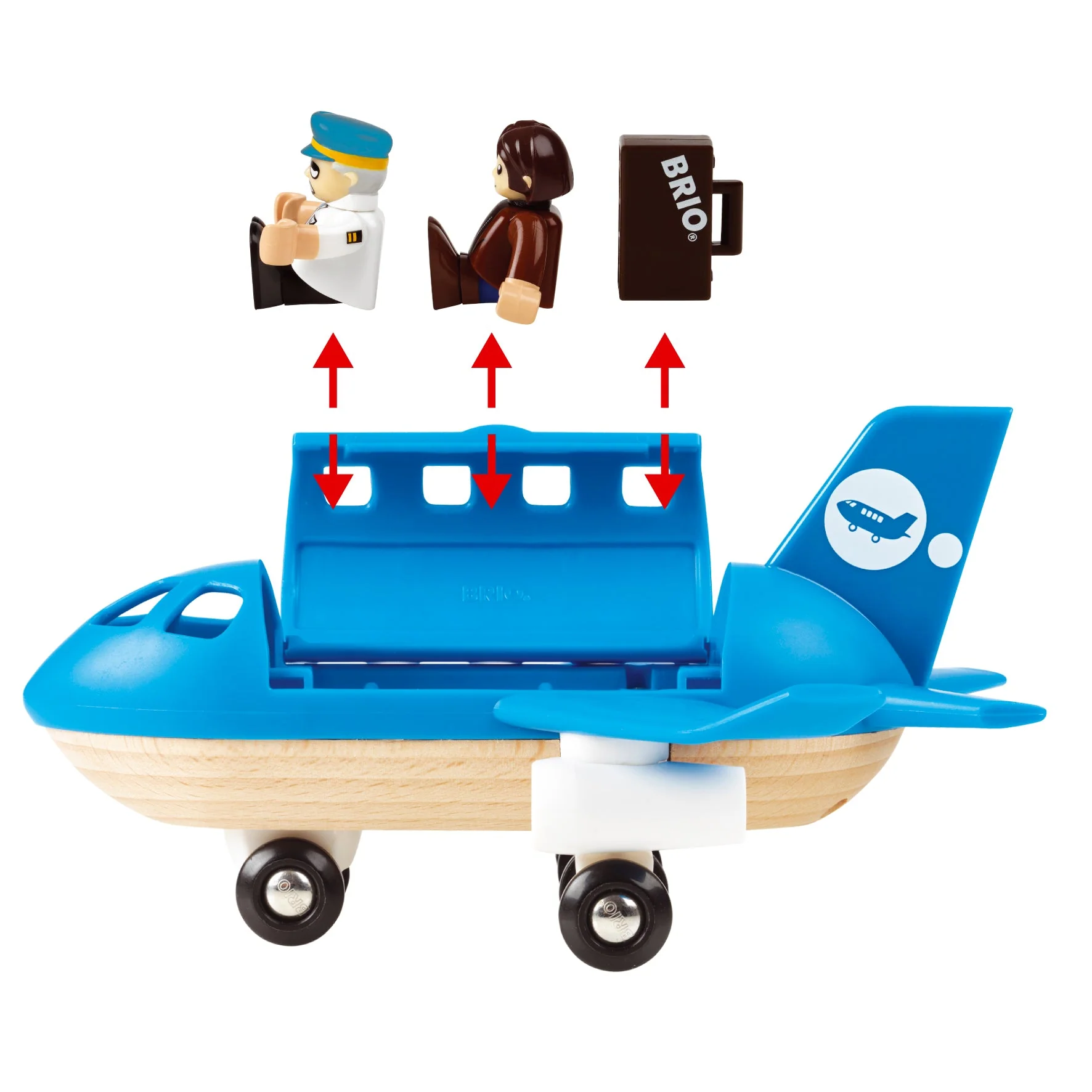 Speelset Airplane met 2 figuren - Image 3