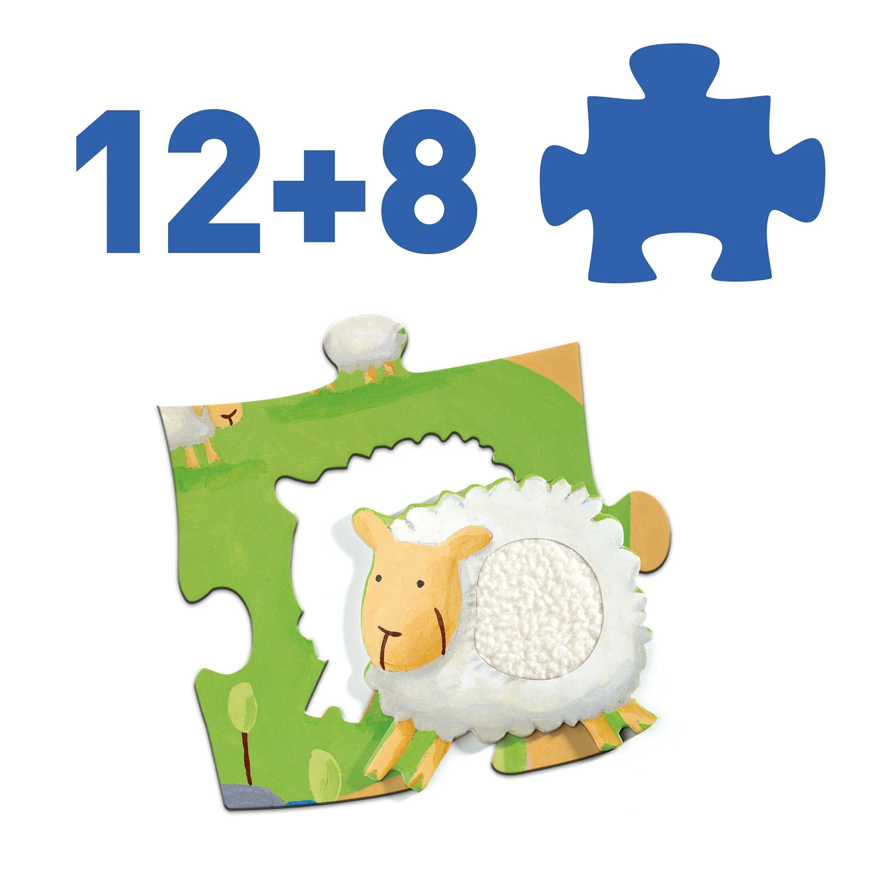 Voelpuzzel Boerderij - 12 + 8 Stukken - Image 5