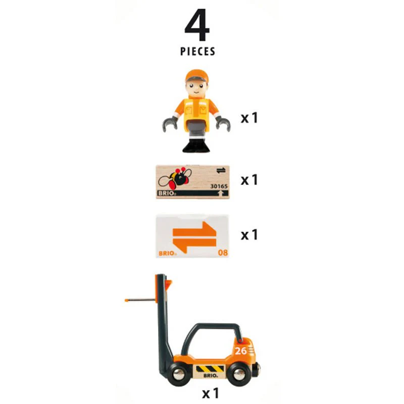 Speelset Vorkheftruck met figuurtje - Image 3