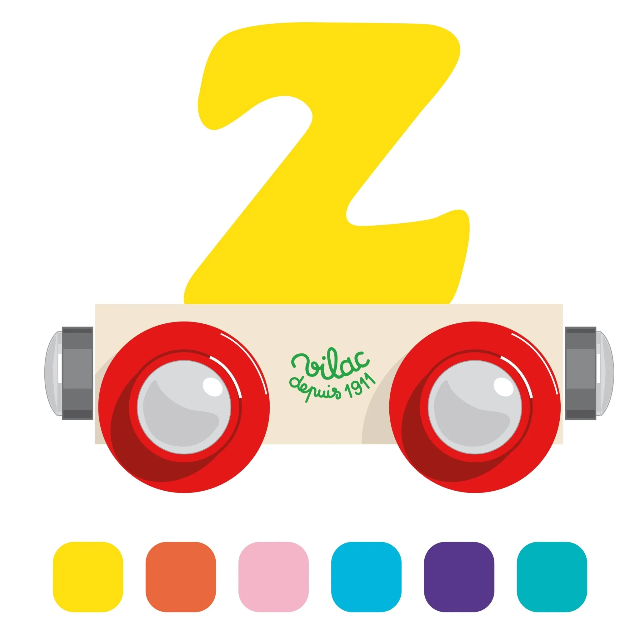 Houten Wagon Letter Z