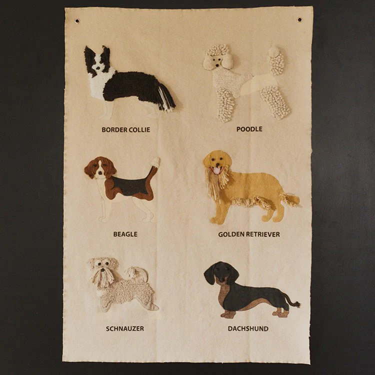 Muurdeco Wall Hanger Dogs - 70 x 100 cm - Image 8