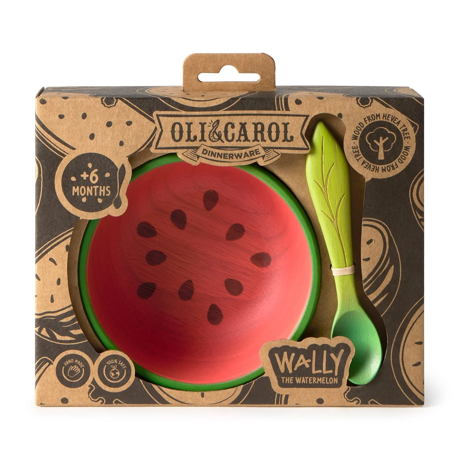Eetset Wally the Watermelon Plate & Spoon Set - Image 5