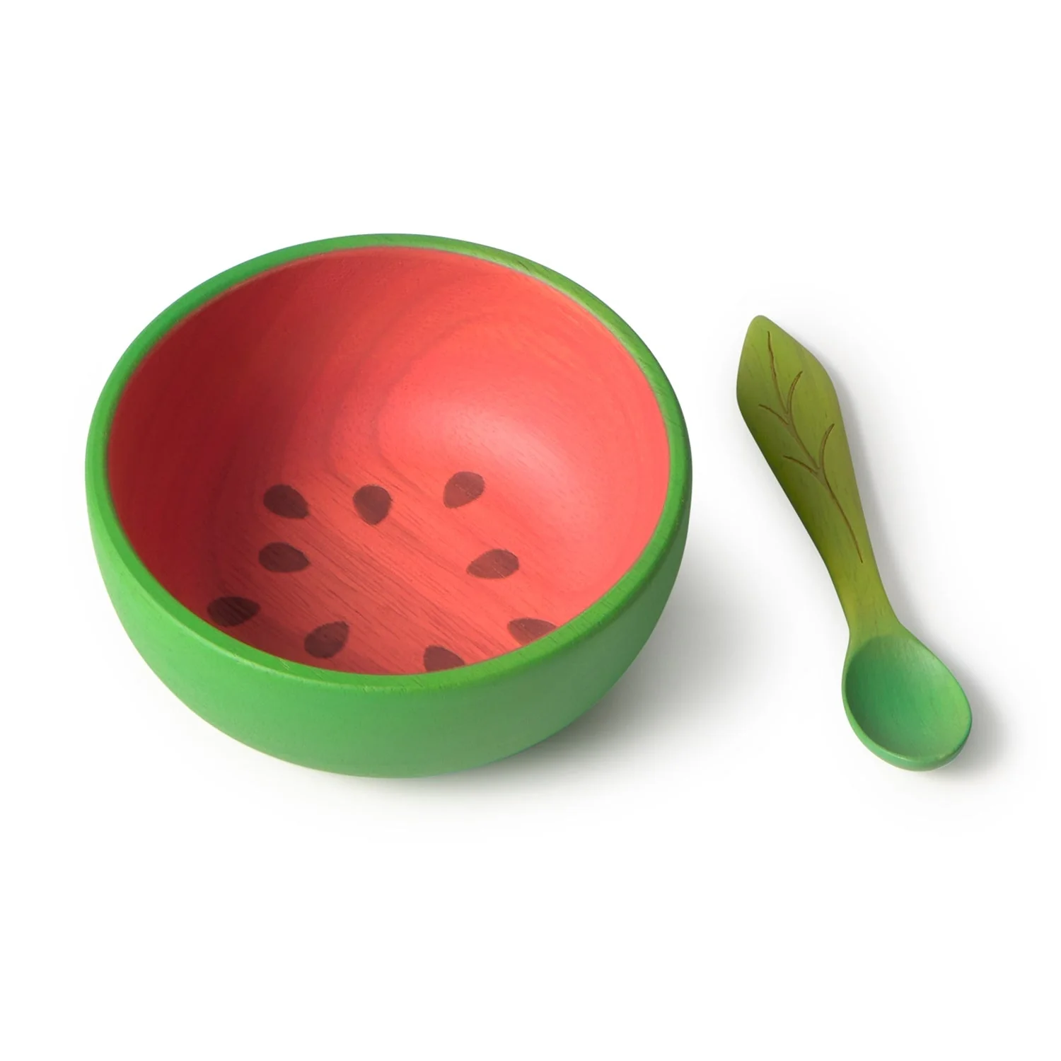 Eetset Wally the Watermelon Plate & Spoon Set - Image 7