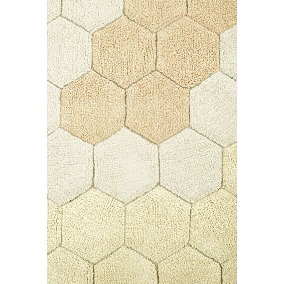 Wasbaar Rond Tapijt Honeycomb Golden - 140 cm - Image 4
