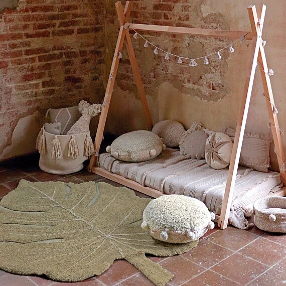 Wasbaar Tapijt Monstera Olive XL - 200 x 285 cm - Image 4