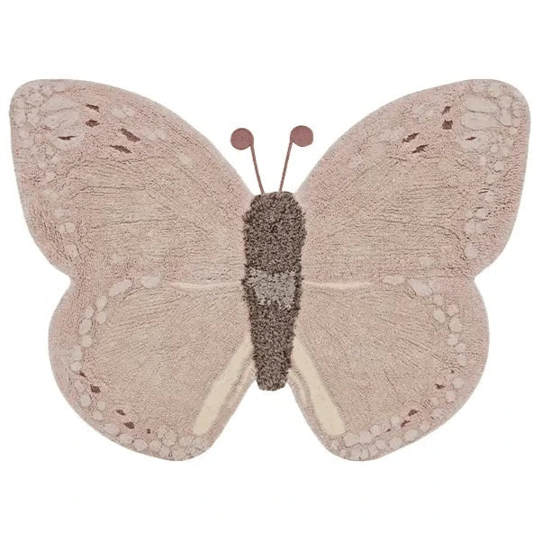 Wasbaar tapijt Animal Rug Baby Butterfly - 90 x 120 cm