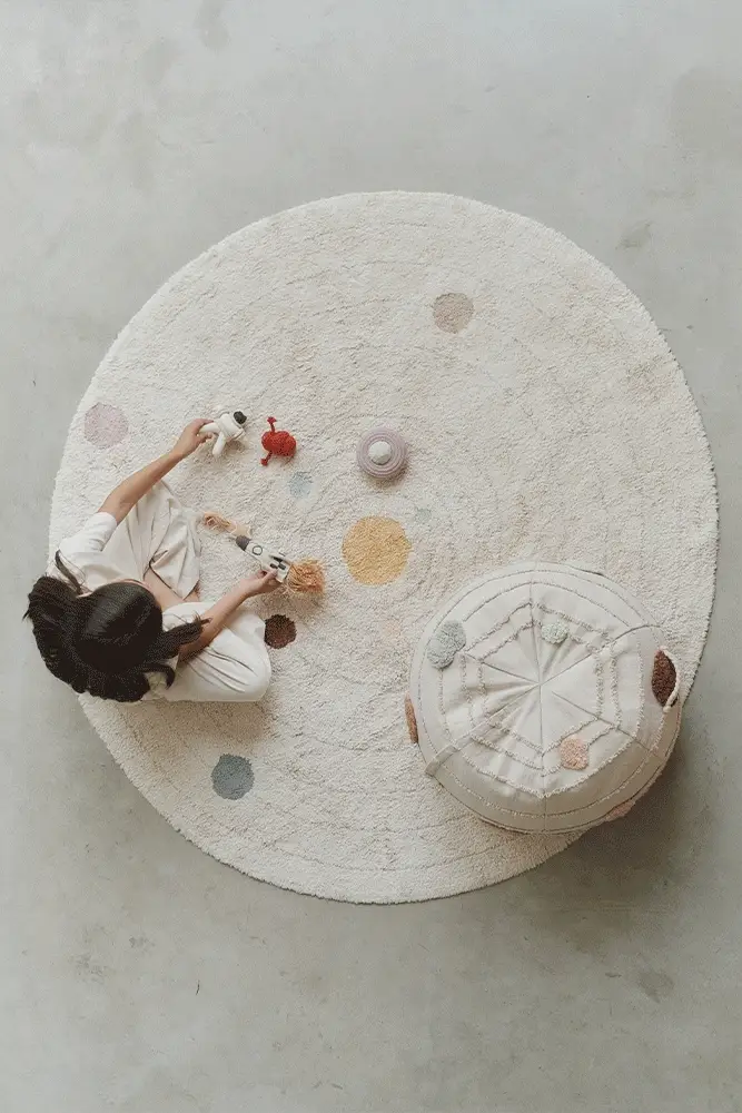 Wasbaar tapijt Play Rug Solar System met 5 accessoires - Ø150 cm - Image 4