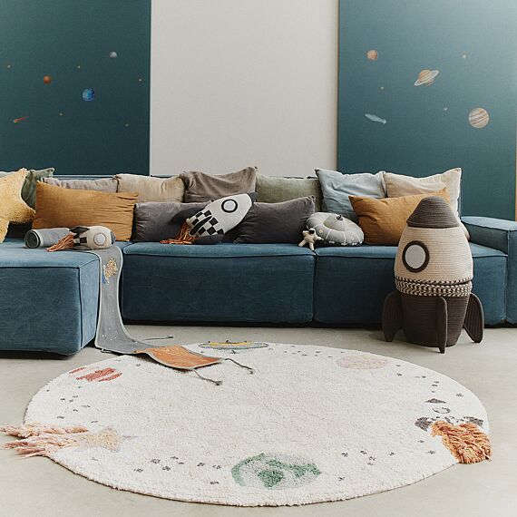 Rond tapijt Washable Rug Interstellar Journey - Ø140 cm - Image 3