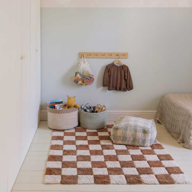 Tapijt Washable Rug Kitchen Tiles Toffee - 120 x 160 cm - Image 2