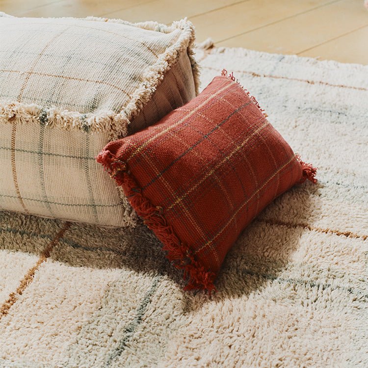 Wasbaar tapijt Tartan Blue Sage - 90 x 120 cm - Image 4