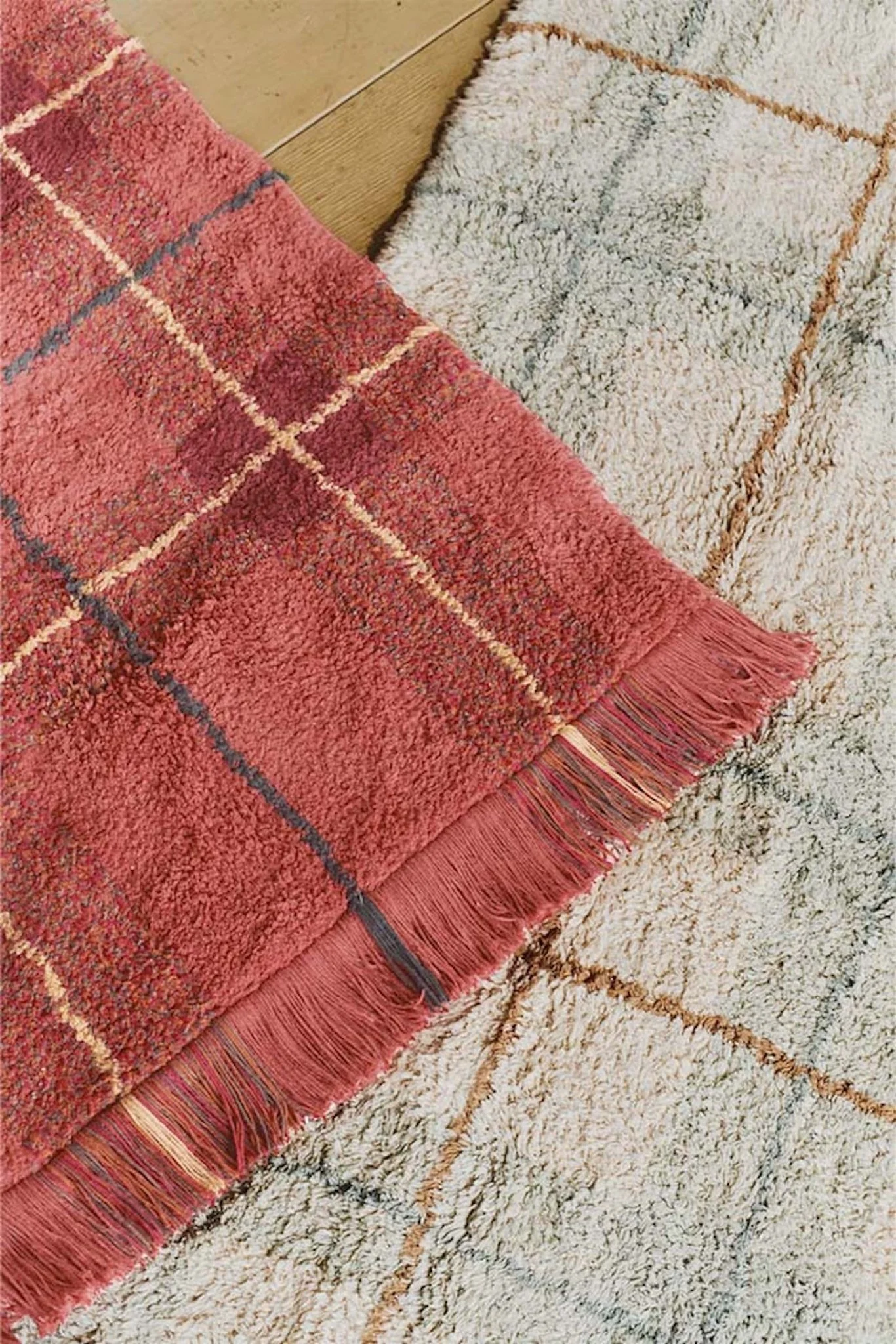 Wasbaar tapijt Tartan Blue Sage - 90 x 120 cm - Image 9