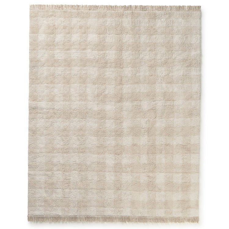Wasbaar tapijt Vichy Ivory - 150 x 180 cm