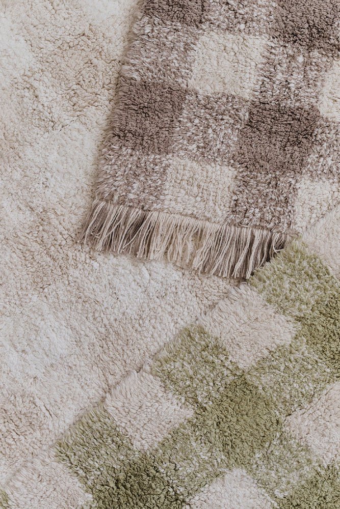 Wasbaar tapijt Vichy Ivory - 90 x 120 cm - Image 3