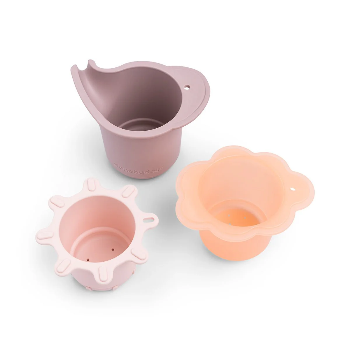 Waterspeelset & stapelbekers Elphee Poeder - set van 3 - Image 3