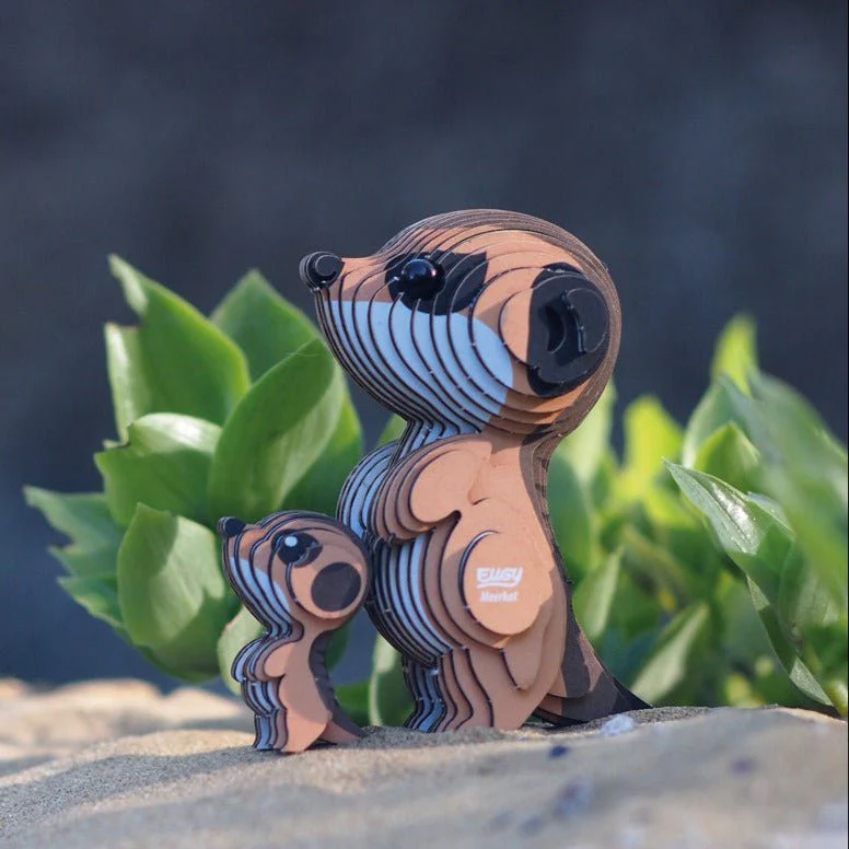 3D puzzel - Wild Dier Meerkat - Image 2