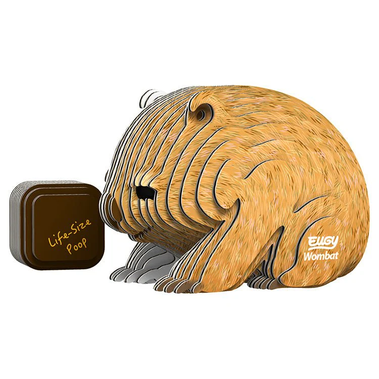 3D puzzel - Wild Dier Wombat