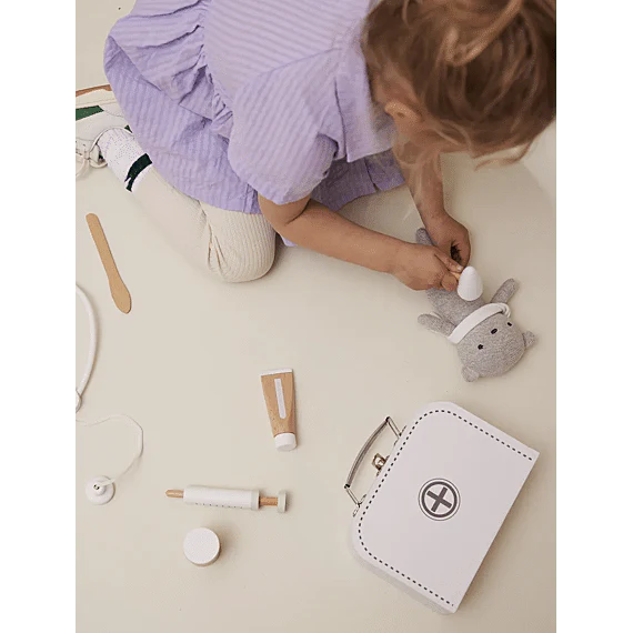 Witte Dokterskoffer Met Instrumenten Uit Hout - Kid'S Hub - Image 8