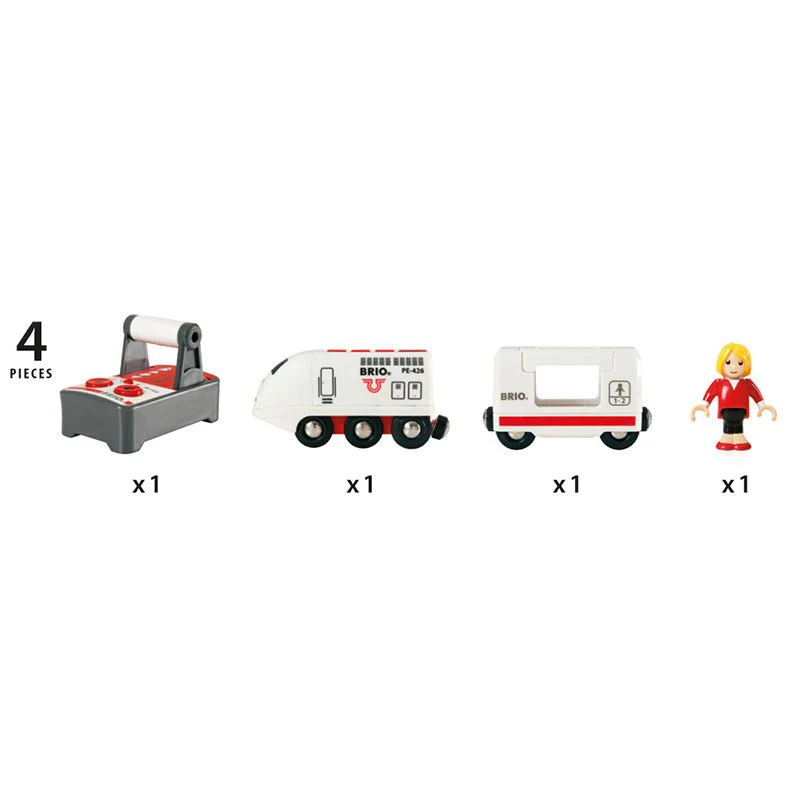 Witte locomotief met afstandsbediening RC Travel Train - Image 6