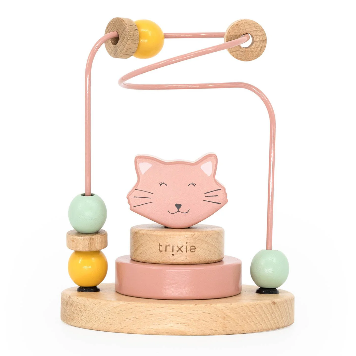 Houten kralenframe - Mrs. Cat - Image 5