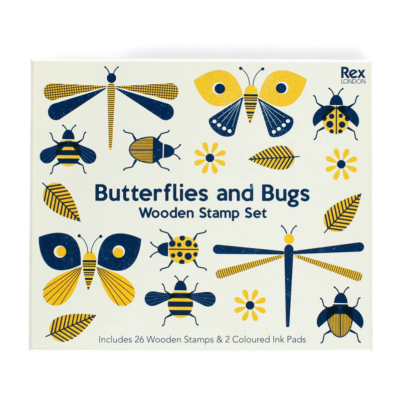 Wooden stamp set - Butterflies and Bugs - Image 3