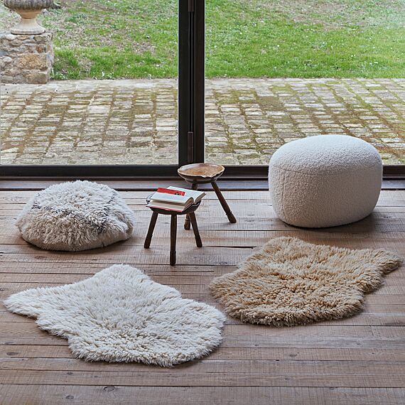 Woolable Tapijt Woolly Sheep Beige - 110 x 75 cm - Image 2