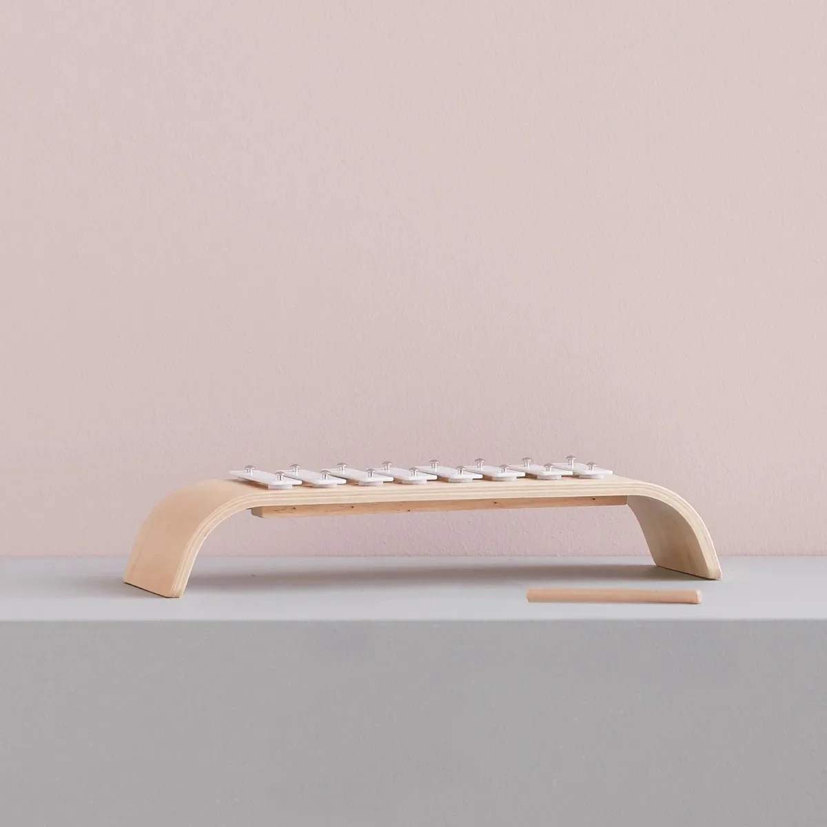 Houten slaginstrument Xylophone Plywood White - Image 2