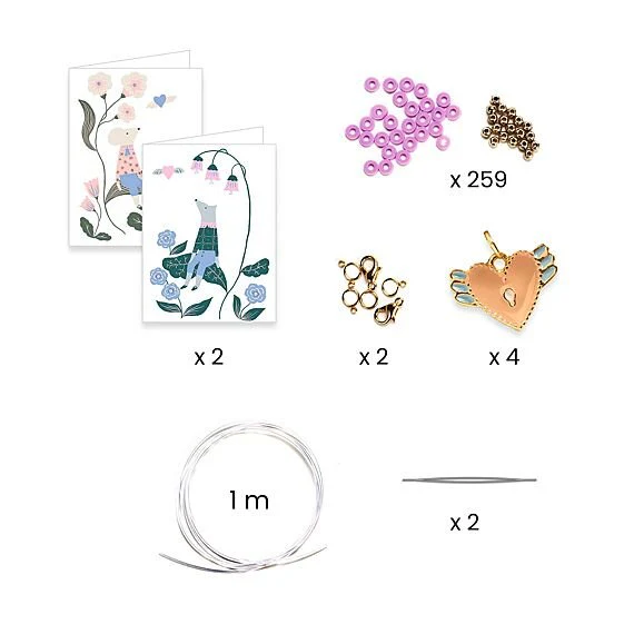 Vriendschapsbandjes You & Me - Heishi Cœurs - Image 4