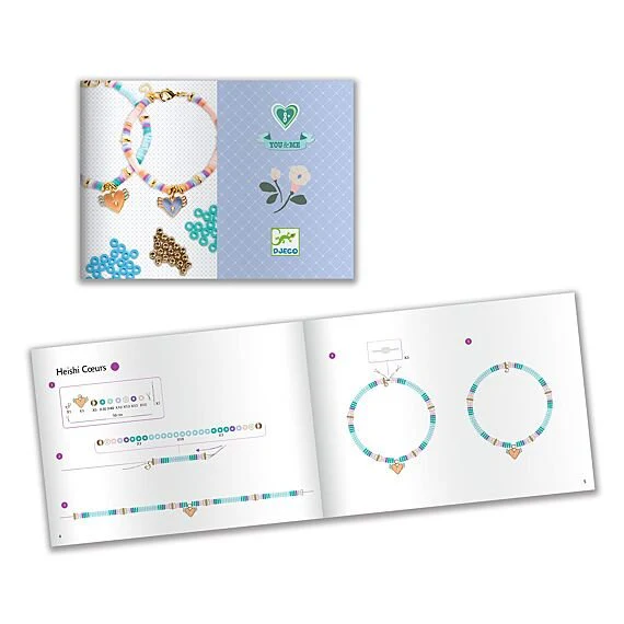 Vriendschapsbandjes You & Me - Heishi Cœurs - Image 5