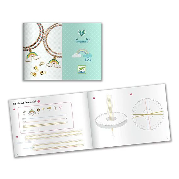 Vriendschapsbandjes You & Me - Kumihimo Arc-En-Ciel - Image 4
